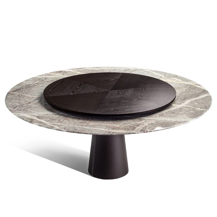 Poltrona Frau Mesa Due con Lazy Susan