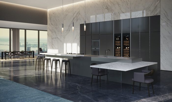 Rossana cucina ad isola New York