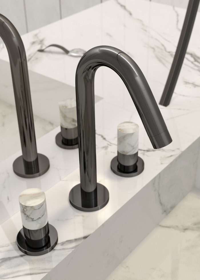 Bongio gruppo lavabo collezione Aquamarble
