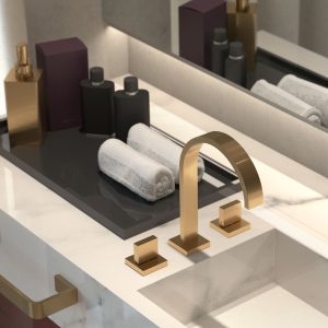 Bongio gruppo lavabo collezione Domino Q