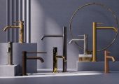 Bongio miscelatore lavabo collezione Aquamarble