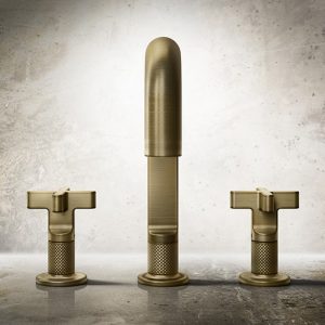 Gessi gruppo lavabo tre fori collezione Inciso+