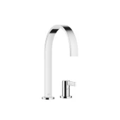 Rubinetto da cucina Miscelatore monocomando a due fori con rosette separate DORNBRACHT MEM serie cucina