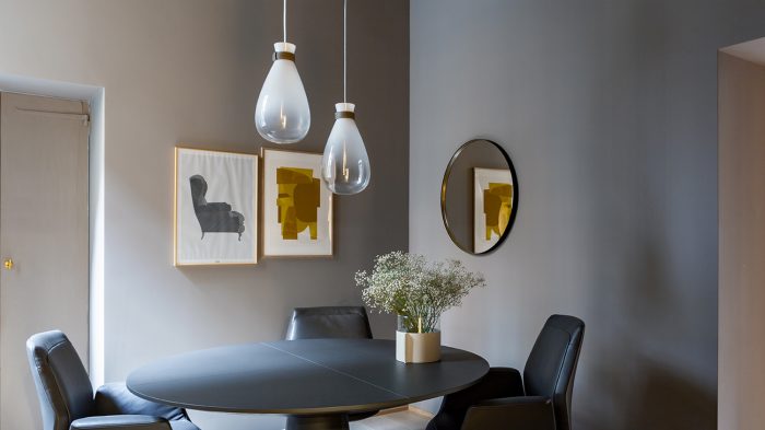 Lampada Soffia composizione lineare Poltrona Frau Lato Home