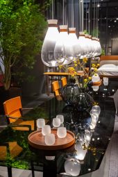 Lampada Soffia composizione lineare Poltrona Frau Lato Home