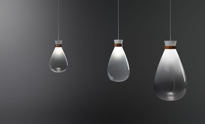 Lampada Soffia composizione lineare Poltrona Frau Lato Home