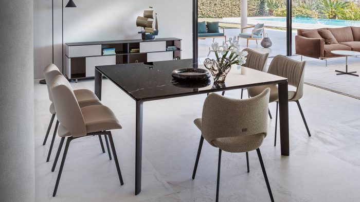 Tavolo Homey Poltrona Frau Lato Home