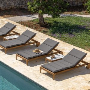 Lettino Cruise Teak Talenti Lato Home