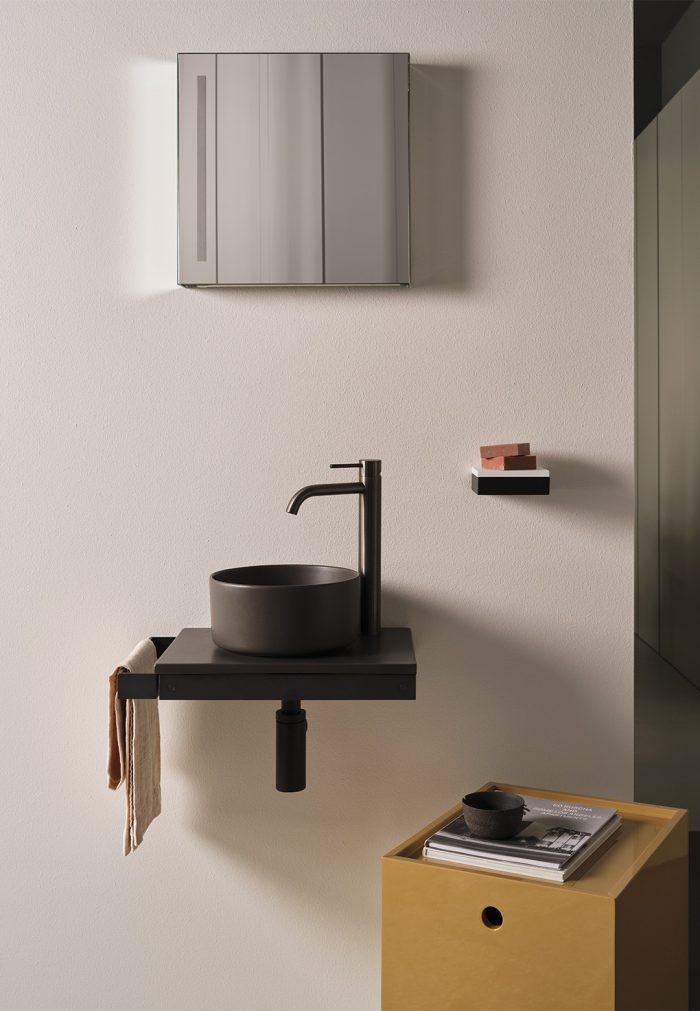 Lavabo minimo Tondo Cielo Lato Home