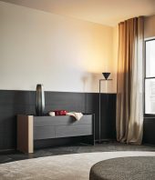contenitori notte Chloe di Poliform Lato Home