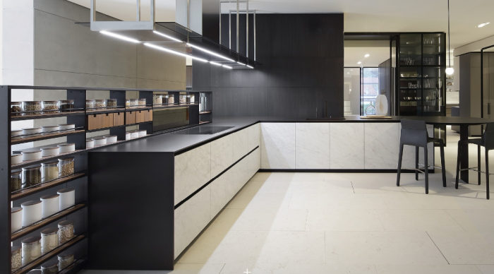 cucina Alea Pro di Poliform Lato