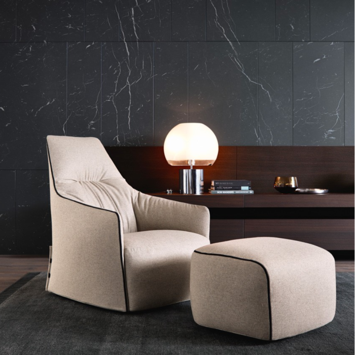 Poltrona Santa Monica Lounge Poliform Lato Home