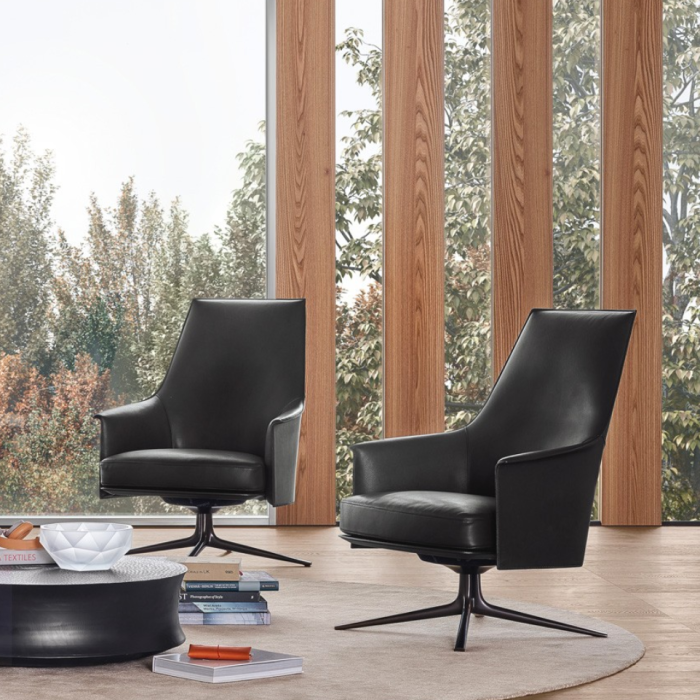 Poltrona Stanford Lounge Poliform Lato Home