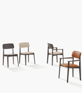 Sedia Curve Poliform Lato Home