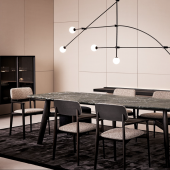 Sedia Curve Poliform Lato Home