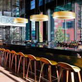 lampada Golden Ring di Panzeri Lato Home