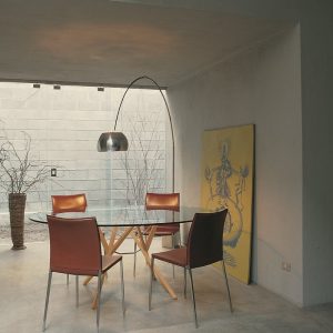 tavolo Orione di Zanotta lato Home
