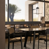 Tavolo Curve Poliform Lato Home
