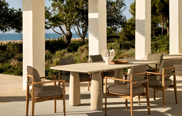 Tavolo Monolith Esterno Poliform Lato Home