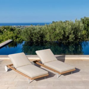 Lettino della collezione Allure di Talenti - Lato Home